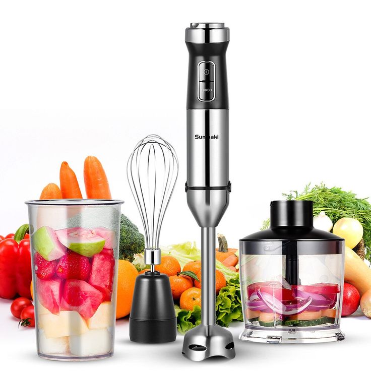600W Powerful Hand Blender Stick Immersion Blender with Mixing Cup Chopper Whisk Variable Speeds Cooking Machine Juicer,Red