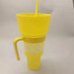 Snack With Handle Straw Cup Kitchen Gadgets