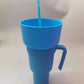 Snack With Handle Straw Cup Kitchen Gadgets