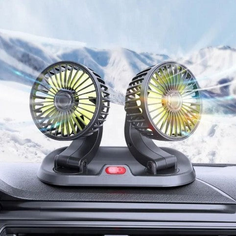 Double Headed Vehicle Fan