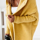 Ins Knitted Hooded Cardigan Fashion Loose Solid Color Batwing Sleeve Sweater Autumn And Winter Women's Clothing