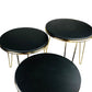Black Nesting Coffee Table (Set of 3)