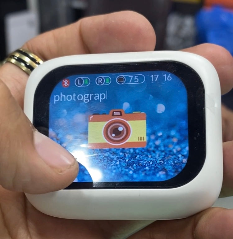 A6PRO smart Blue call earphones wireless earbuds EMC call noise reduction function LCD earbuds forapple headphones NEW