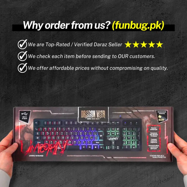 Metallic Gaming Keyboard