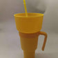 Snack With Handle Straw Cup Kitchen Gadgets