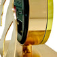 Golden Rose Design Table Clock